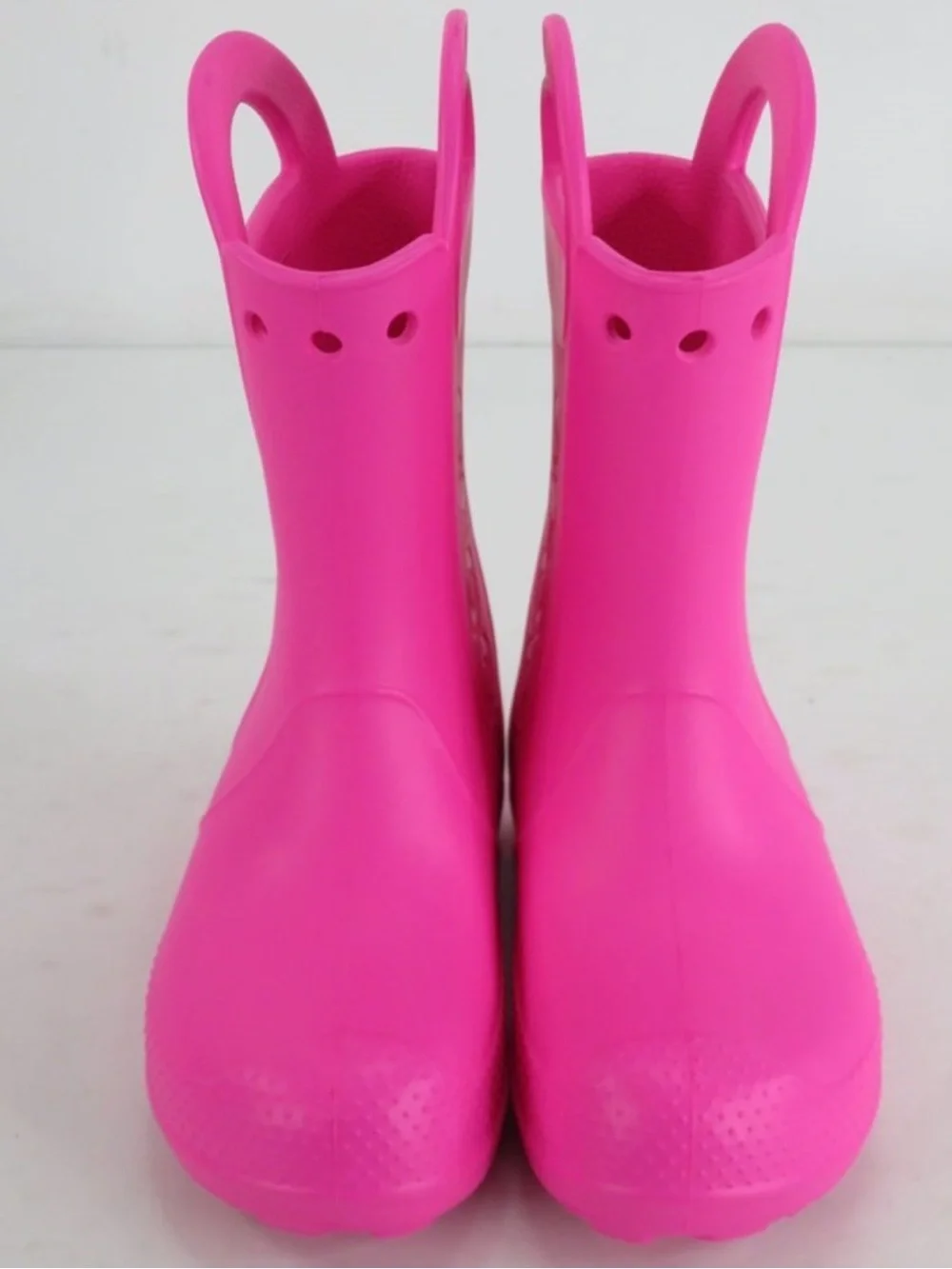 Crocs Kids Pink Rain Boots Size 4
